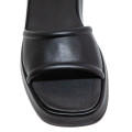 Bigshoes GA0304-01 Leather Mule Black Bigshoes GA0304-01 Leather Mule Black