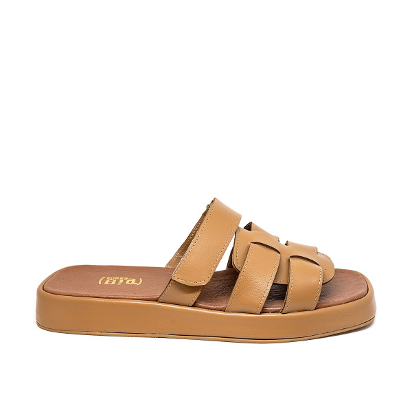 Bigshoes GA0305-09 Leather Mule Tan Bigshoes GA0305-09 Leather Mule Tan