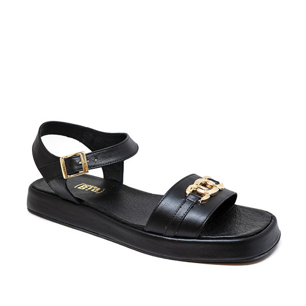 Bigshoes GA0306-01 Leather Sandal Black Bigshoes GA0306-01 Leather Sandal Black