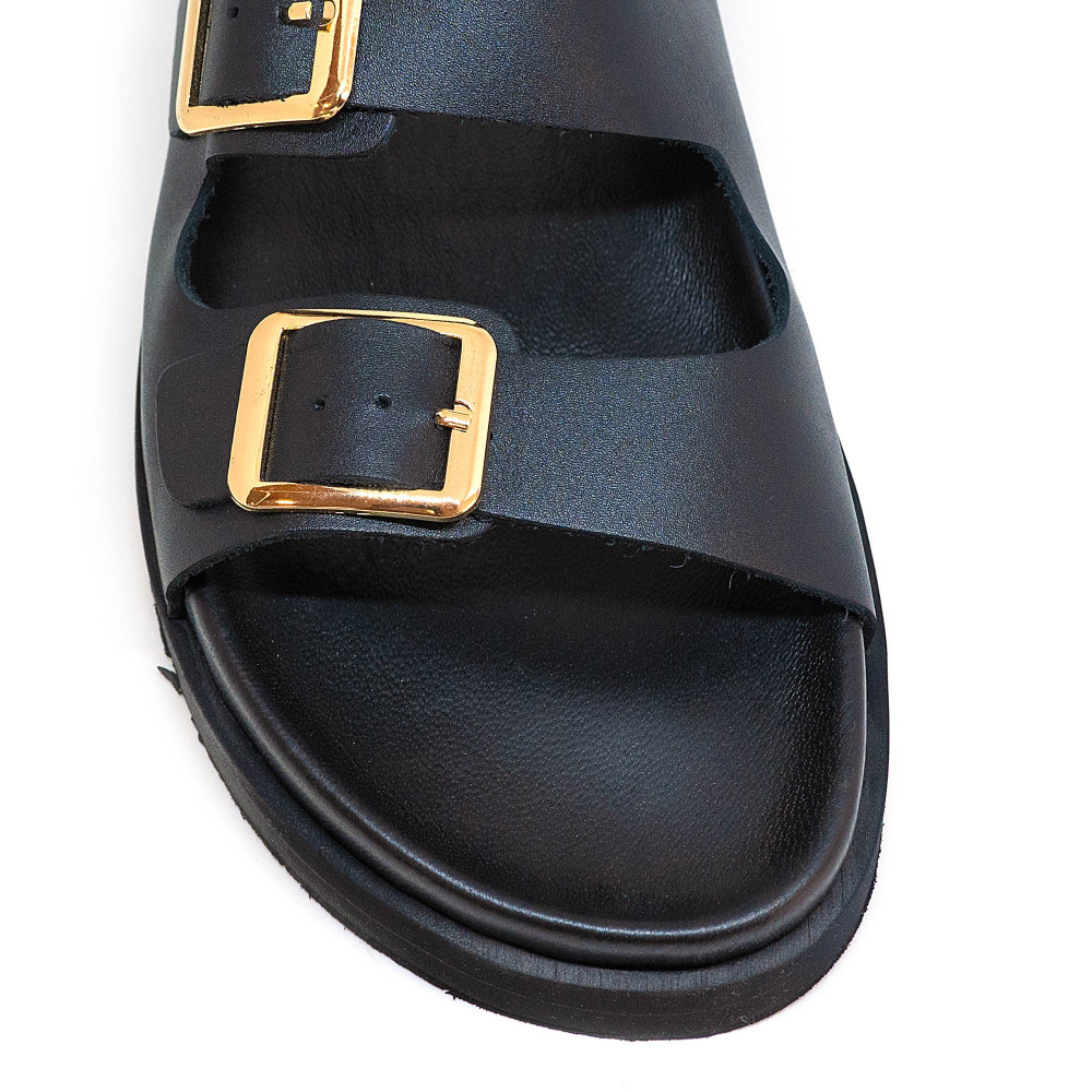 Bigshoes GA0307-01/01 Leather Sandal Black Bigshoes GA0307-01/01 Leather Sandal Black