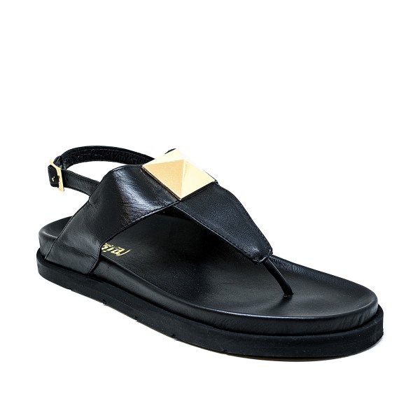 Bigshoes GA0308-01 Leather Sandal Black Bigshoes GA0308-01 Leather Sandal Black