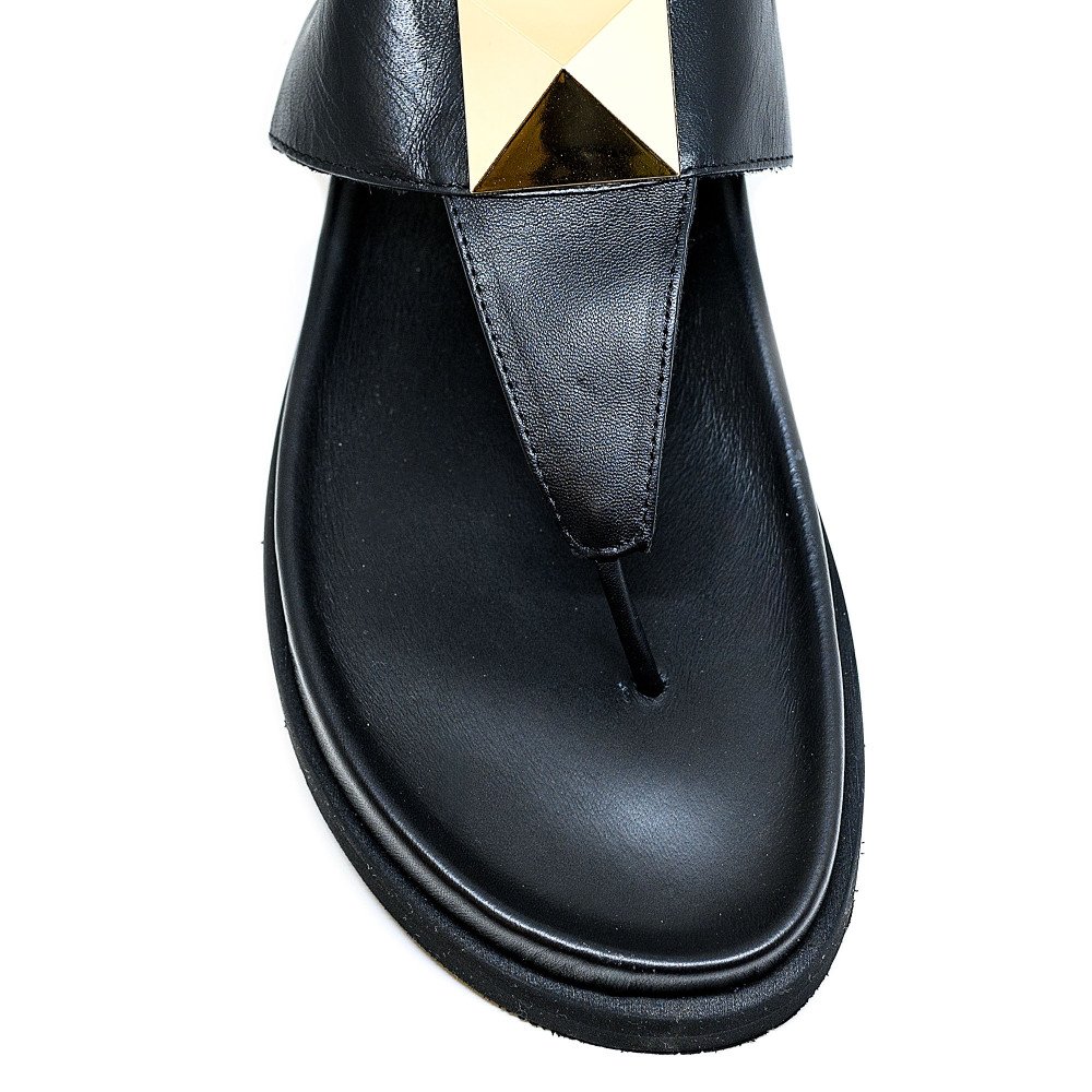 Bigshoes GA0308-01 Leather Sandal Black Bigshoes GA0308-01 Leather Sandal Black