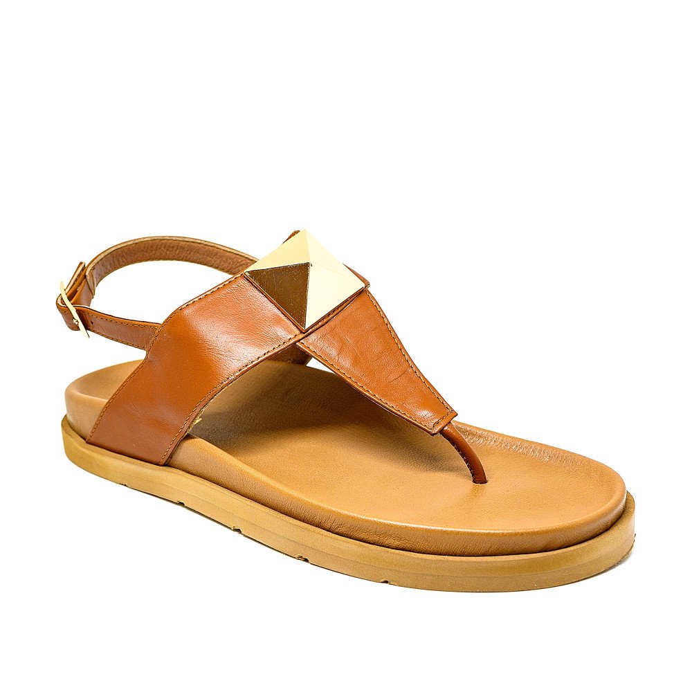 Bigshoes GA0308-09 Leather Sandal Tan Bigshoes GA0308-09 Leather Sandal Tan