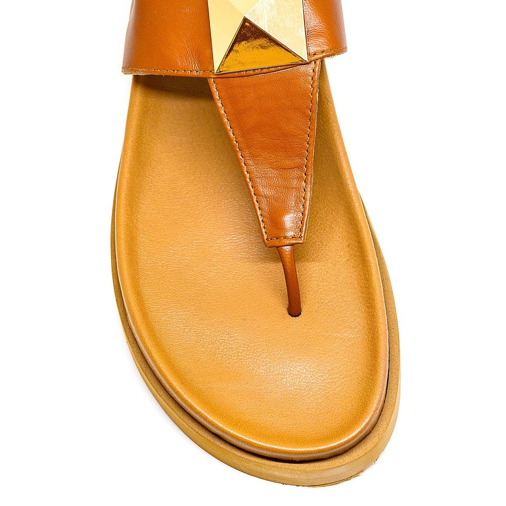 Bigshoes GA0308-09 Leather Sandal Tan Bigshoes GA0308-09 Leather Sandal Tan
