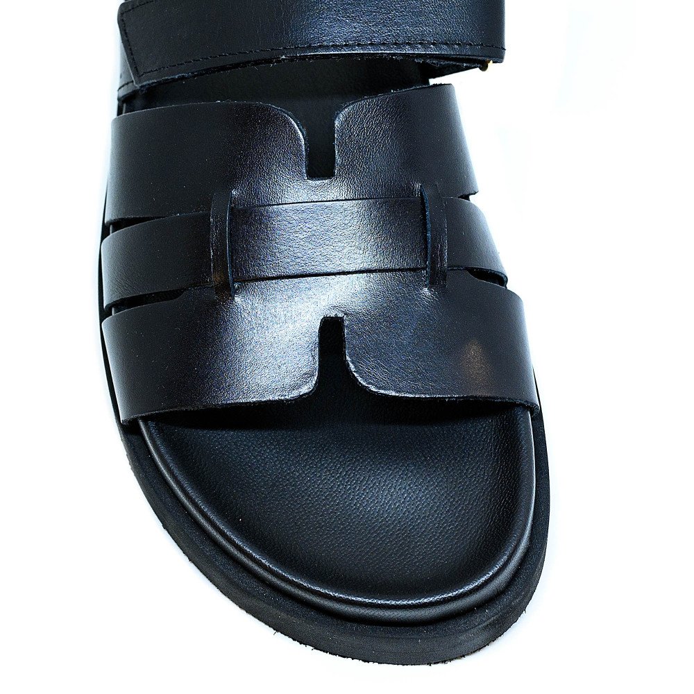 Bigshoes GA0309-01 Leather Sandal Black Bigshoes GA0309-01 Leather Sandal Black