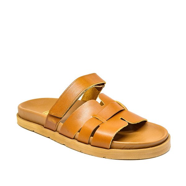 Bigshoes GA0309-09 Leather Sandal Tan  Bigshoes GA0309-09 Leather Sandal Tan