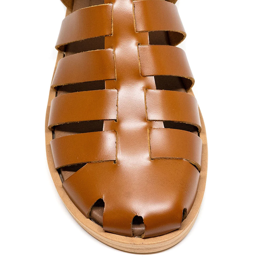 Bigshoes KL0063-09 Δερμάτινo Πέδιλο Ταμπά Bigshoes KL0063-09 Δερμάτινo Πέδιλο Ταμπά