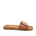 Bigshoes GA0107-09 Leather Sandal Tan