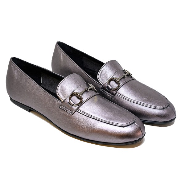 BigShoes GA1147-41 Leather Moccasin Steel BigShoes GA1147-41 Leather Moccasin Steel