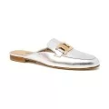 Bigshoes GA1148-04 Δερμάτινο Mule Ασημί Bigshoes GA1148-04 Δερμάτινο Mule Ασημί