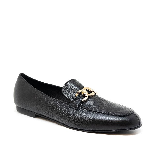 BigShoes GA1149-01 Leather Moccasin Black BigShoes GA1149-01 Leather Moccasin Black
