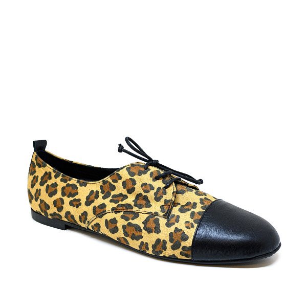 Bigshoes GA1156-20 Leather Oxford Animal Print Bigshoes GA1156-20 Leather Oxford Animal Print