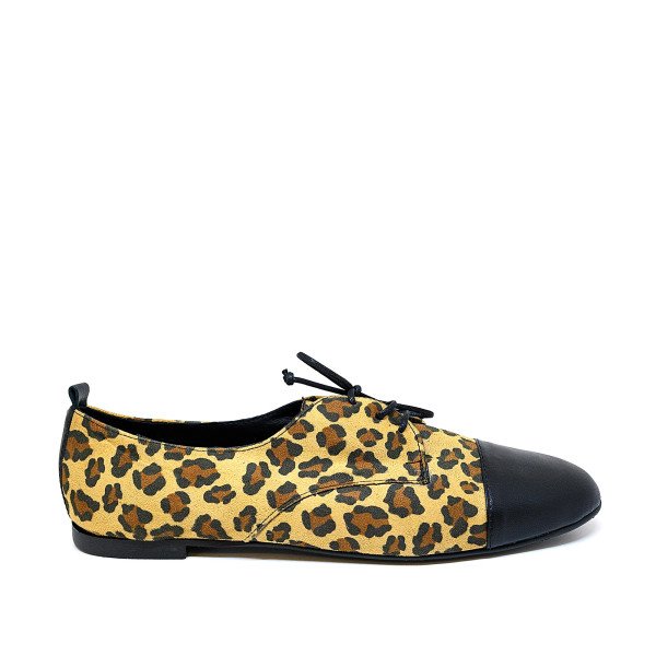 Bigshoes GA1156-20 Leather Oxford Animal Print Bigshoes GA1156-20 Leather Oxford Animal Print