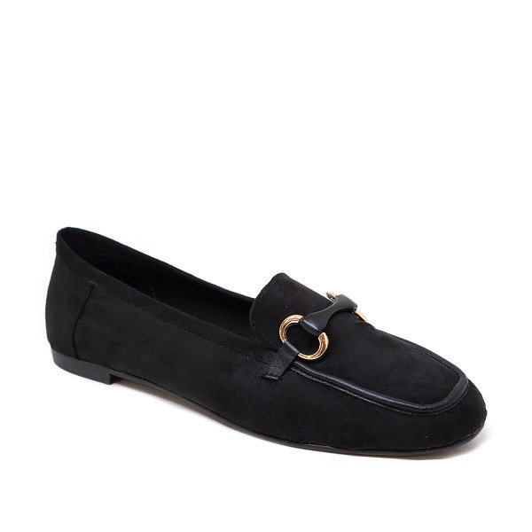 Bigshoes GA1157-01 Leather Moccasin Black Bigshoes GA1157-01 Leather Moccasin Black