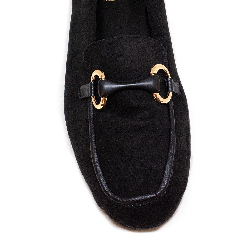 Bigshoes GA1157-01 Leather Moccasin Black Bigshoes GA1157-01 Leather Moccasin Black