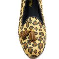 Bigshoes GA1158-20 Leather Moccasin Animal Print Bigshoes GA1158-20 Leather Moccasin Animal Print