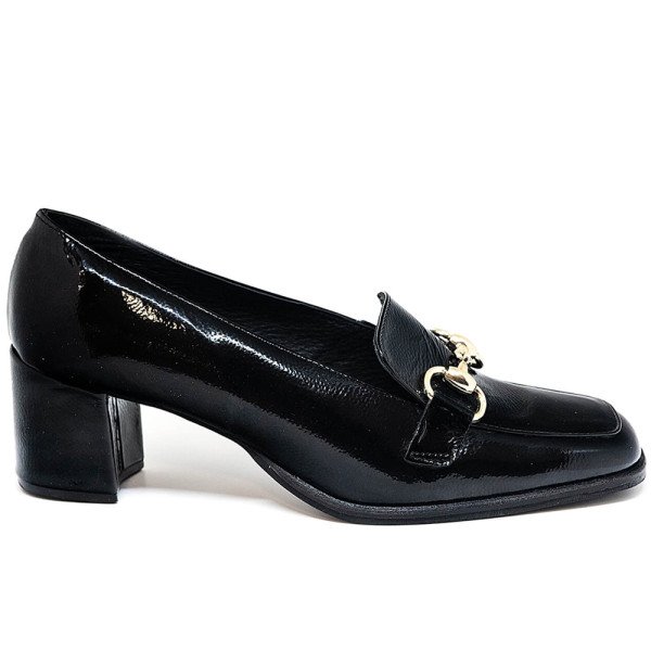 Bigshoes GA1240-01 Leather Pump Black 5cm Bigshoes GA1240-01 Leather Pump Black 5cm