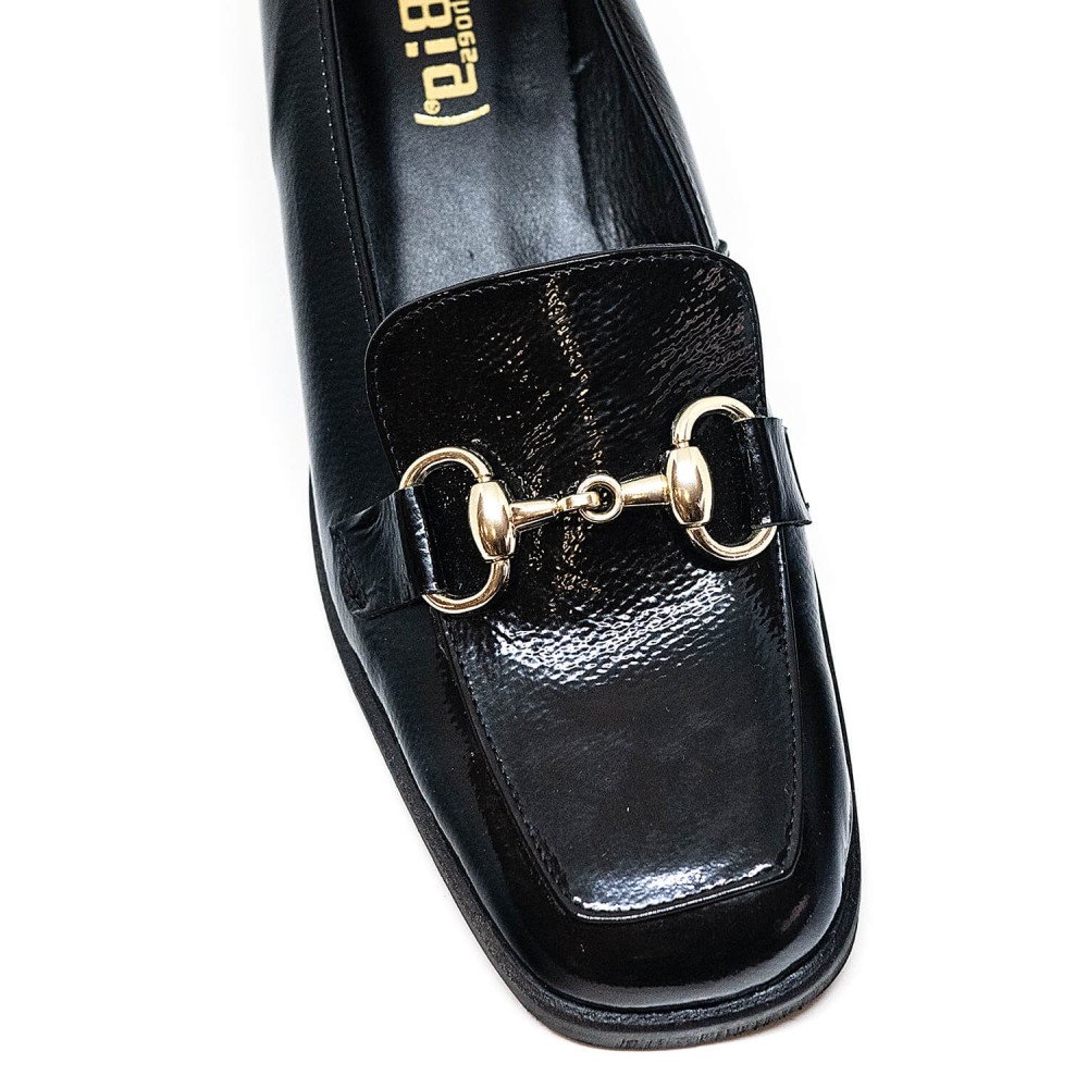 Bigshoes GA1240-01 Leather Pump Black 5cm Bigshoes GA1240-01 Leather Pump Black 5cm