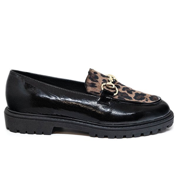 Bigshoes GA1244-01/41 Leather Moccasin Black Bigshoes GA1244-01/41 Leather Moccasin Black