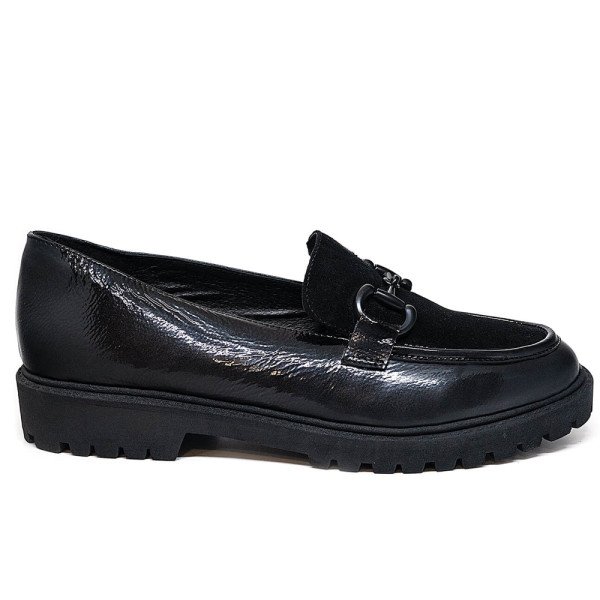 Bigshoes GA1244-01 Leather Moccasin Black Bigshoes GA1244-01 Leather Moccasin Black