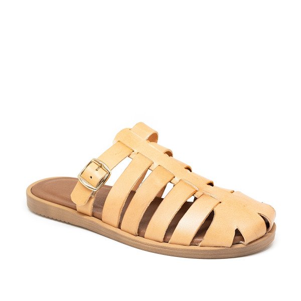 Bigshoes KL0062-33 Leather Mule Neutral Bigshoes KL0062-33 Leather Mule Neutral