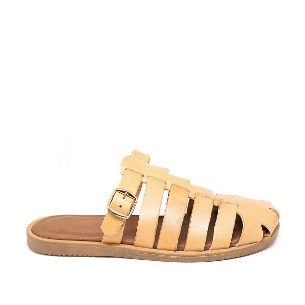 Bigshoes KL0062-33 Leather Mule Neutral Bigshoes KL0062-33 Leather Mule Neutral