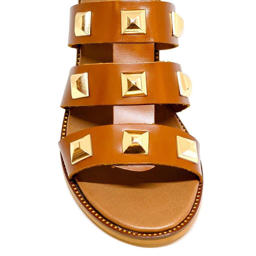 Bigshoes KL0069-01 Leather Mule Tan Bigshoes KL0069-01 Leather Mule Tan
