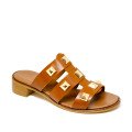 Bigshoes KL0069-01 Leather Mule Tan Bigshoes KL0069-01 Leather Mule Tan