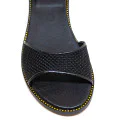 Bigshoes KL0070-01 Δερμάτινo Πέδιλο Μαύρο 5cm Bigshoes KL0070-01 Δερμάτινo Πέδιλο Μαύρο 5cm