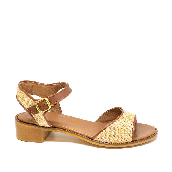 Bigshoes KL0070-09 Leather Sandal Tan 5cm Bigshoes KL0070-09 Leather Sandal Tan 5cm