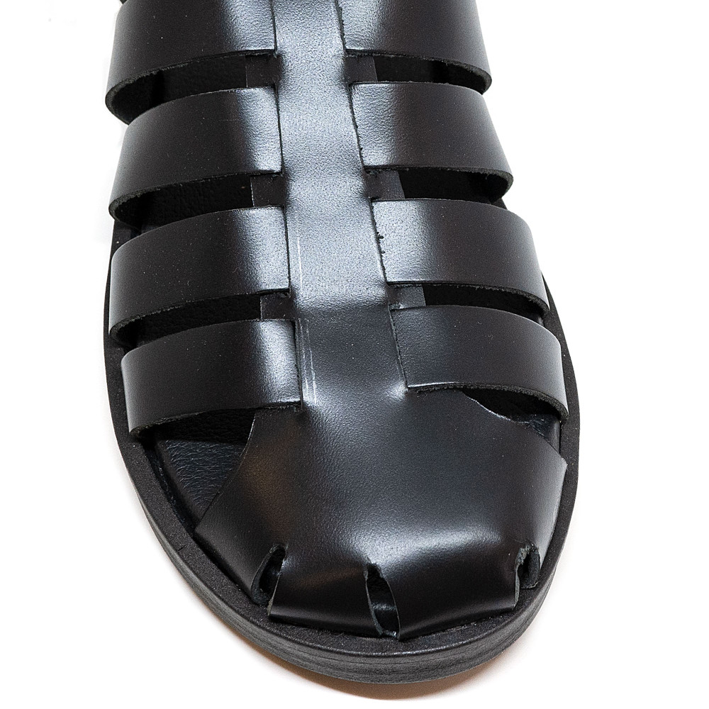 Bigshoes KL0062-01 Leather Mule Black Bigshoes KL0062-01 Leather Mule Black