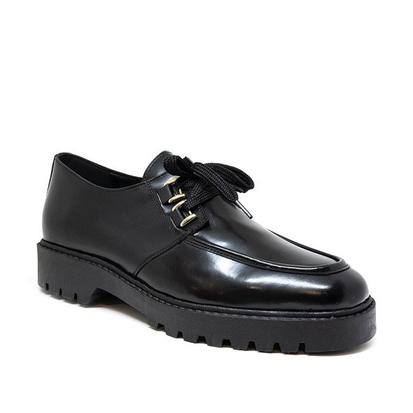 BigShoes KL0811-01 Leather Moccasin Black BigShoes KL0811-01 Leather Moccasin Black