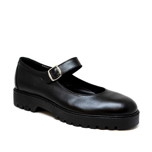 Bigshoes KL10105-01 Leather Ballerina Black Bigshoes KL10105-01 Leather Ballerina Black