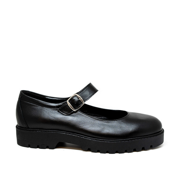 Bigshoes KL10105-01 Leather Ballerina Black Bigshoes KL10105-01 Leather Ballerina Black