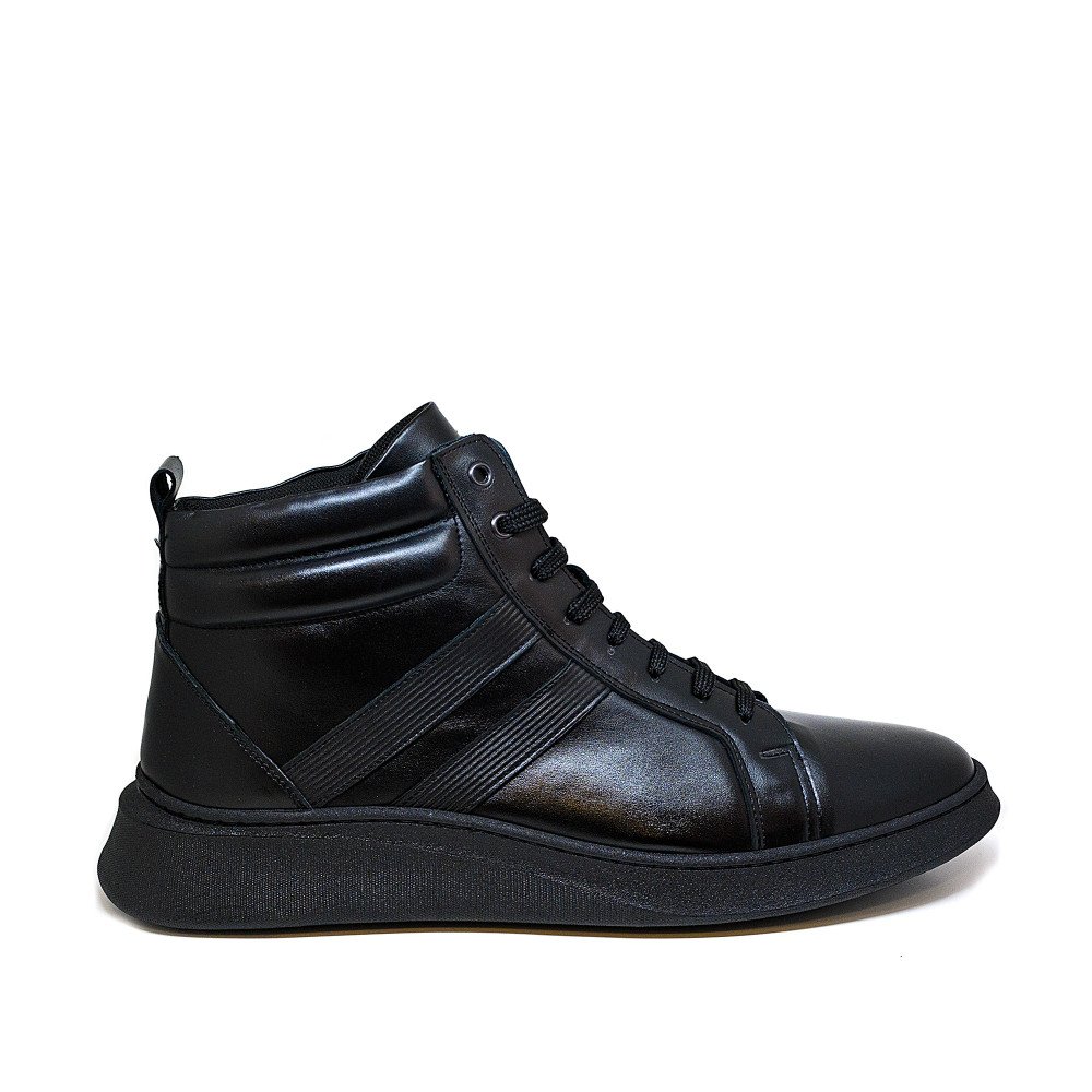 Bigshoes KL20255-01 Leather Casual Boot Black Bigshoes KL20255-01 Leather Casual Boot Black