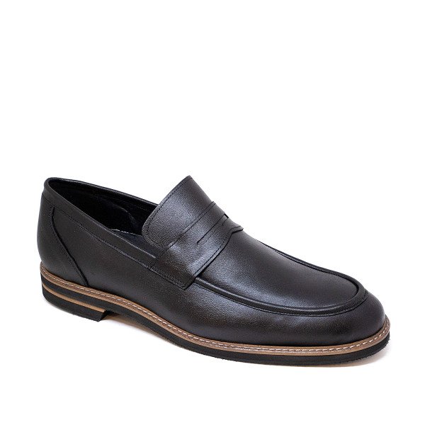 Bigshoes KL37111-01 Leather Dress Black Bigshoes KL37111-01 Leather Dress Black