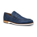 Bigshoes KL37301-18 Leather Casual Blue
