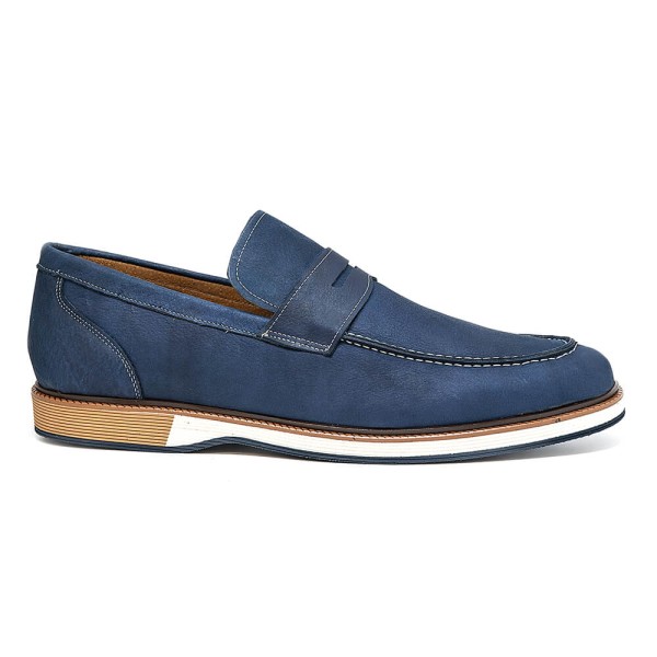 Bigshoes KL37301-18 Leather Casual Blue Bigshoes KL37301-18 Leather Casual Blue