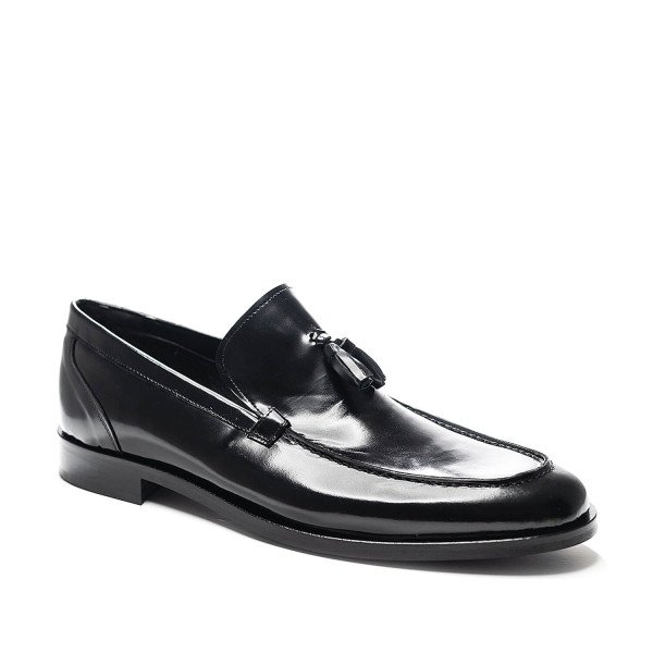 Bigshoes KL37302-01 Leather Moccasin Black Bigshoes KL37302-01 Leather Moccasin Black