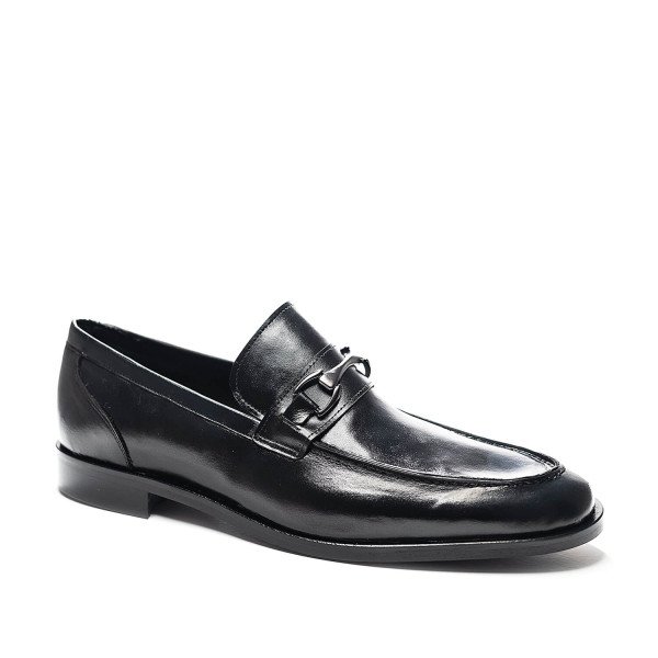 Bigshoes KL37201-01 Leather Moccasin Black Bigshoes KL37201-01 Leather Moccasin Black