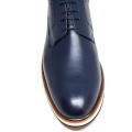 Bigshoes KL37712-18 Leather Dress Blue Bigshoes KL37712-18 Leather Dress Blue