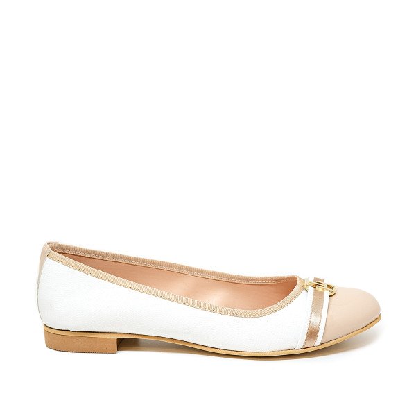 Bigshoes (Blondie) KS1361-13 Ballerina White Beige Bigshoes (Blondie) KS1361-13 Ballerina White Beige