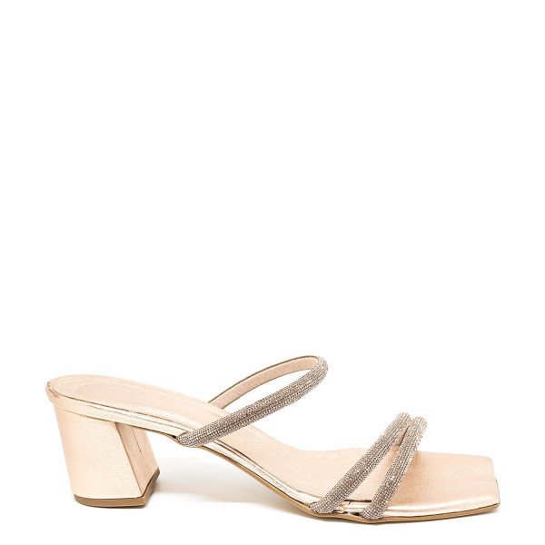 Bigshoes MX22133-06 Leather Sandal Gold 7.5cm Bigshoes MX22133-06 Leather Sandal Gold 7.5cm