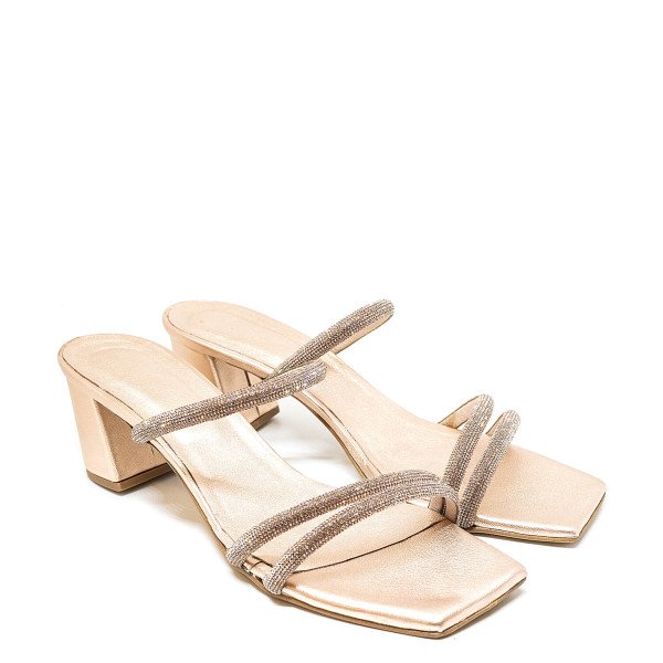 Bigshoes MX22133-06 Leather Sandal Gold 7.5cm Bigshoes MX22133-06 Leather Sandal Gold 7.5cm