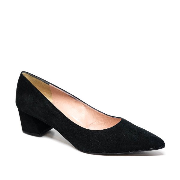 Bigshoes MX9122-01kst Leather Pump Black 5.5cm Bigshoes MX9122-01kst Leather Pump Black 5.5cm