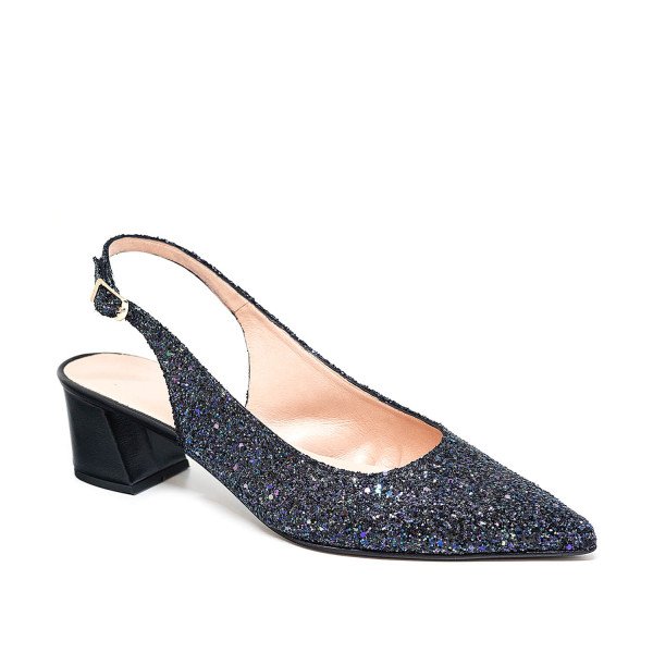 Bigshoes MX9123-01gl Leather Pump Black 5.5cm Bigshoes MX9123-01gl Leather Pump Black 5.5cm