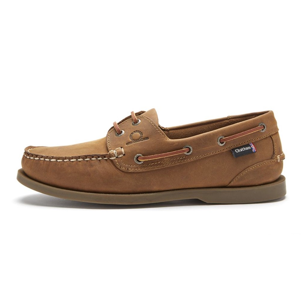 Chatham Deck G2 Walnut Δερμάτινα Boat Shoes Ταμπά