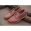 Chatham Rockwell Chestnut Δερμάτινα Boat Shoes Ταμπά
