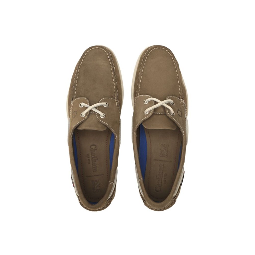Chatham Pacific G2 Δερμάτινα Boat Shoes Γκρι
