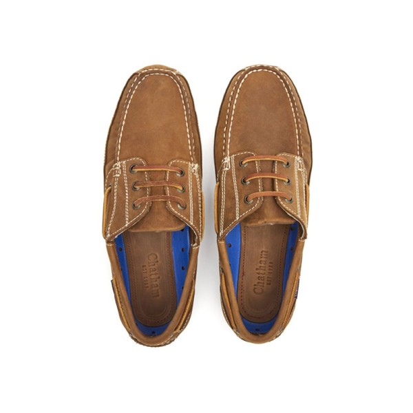 Chatham Rockwell Walnut Leather Brown Boat Shoes Chatham Rockwell Walnut Leather Brown Boat Shoes